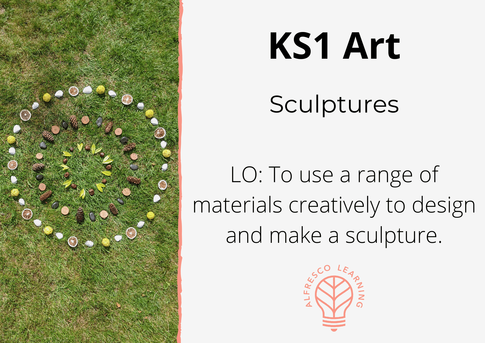 Taking KS1 Sculptures Outdoors